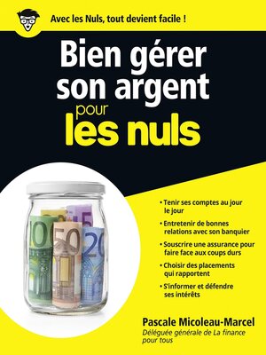 cover image of Bien gérer son argent pour les Nuls